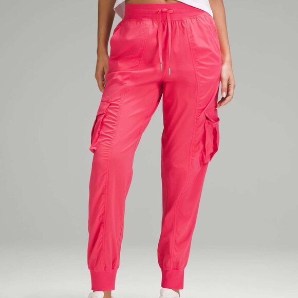 lululemon athletica Pants - Lululemon Dance Studio Relaxed-Fit Mid-Rise Cargo Jogger Glaze Pink Size M NWT